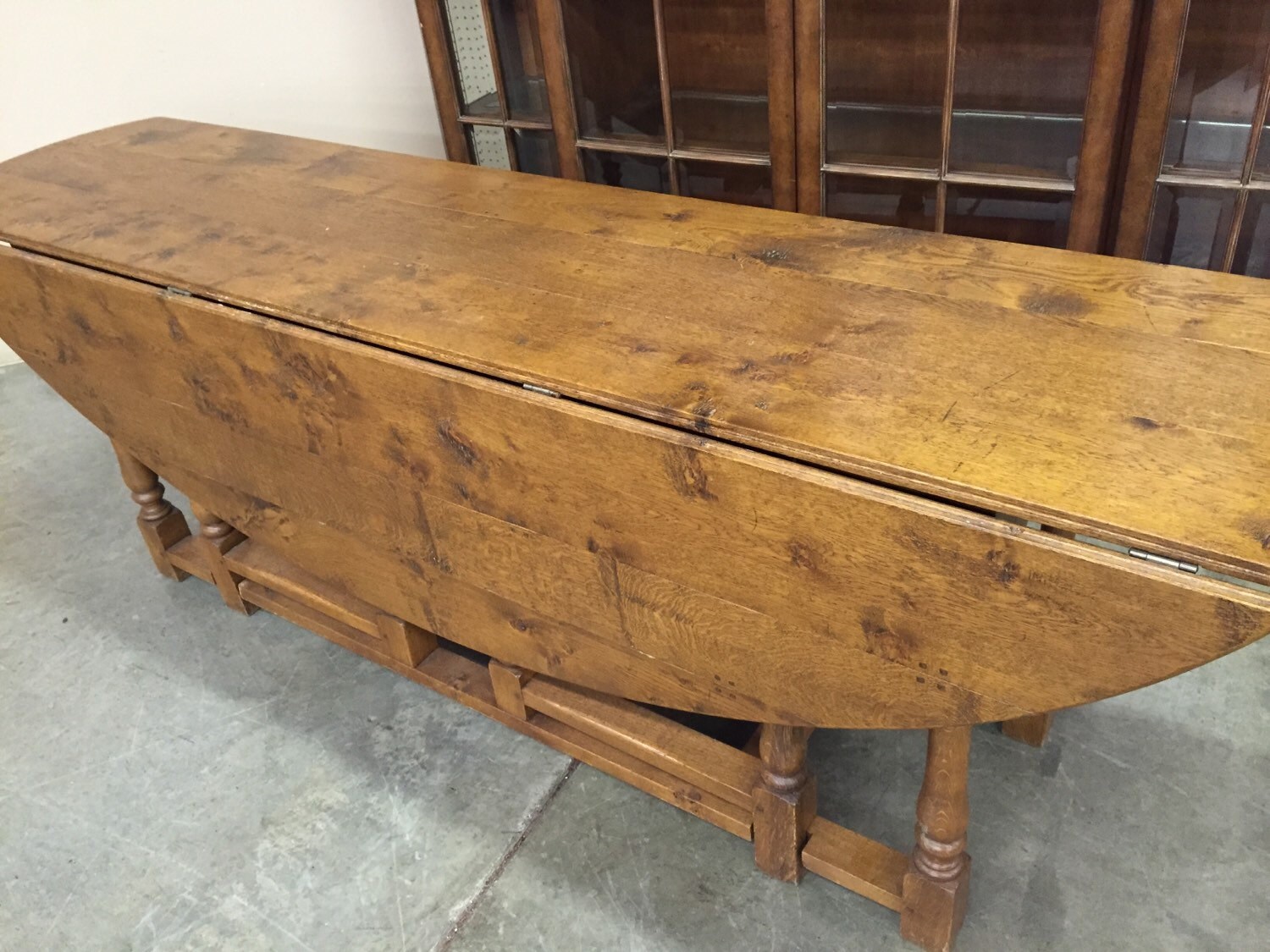 Drop Leaf Tables Exquisite Antique English Wake Table C1880 Oval Drop Leaf 90 L60 W20 W30 H Shipping Is Not Free
