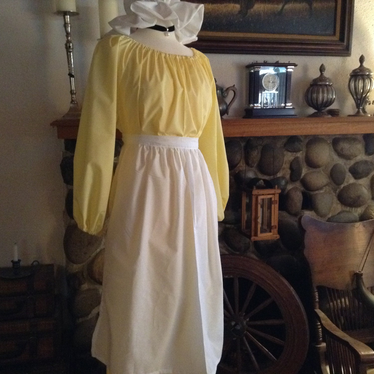Girls Colonial Dress Costume Civil War Pioneer Prairie New