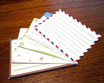 Animal Crossing Stationery Notecards - Bright Set, 10 cards per set