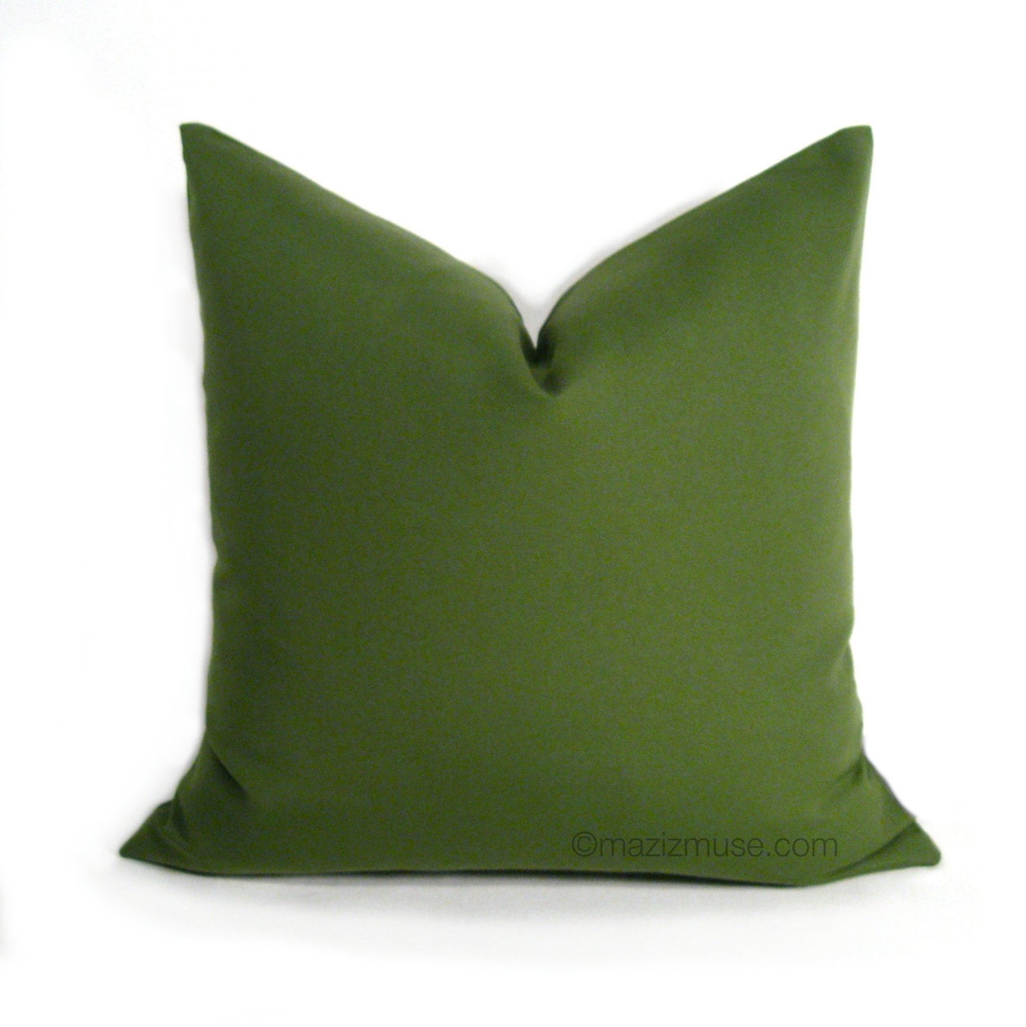 Olive Green Outdoor Pillow Cover Decorative Pillow Cover