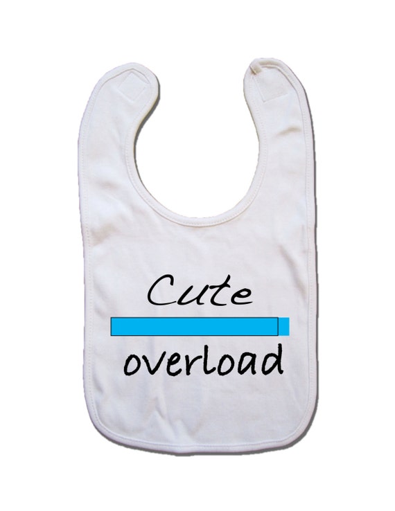 Cute overload baby bib funny bibs girl bibs newborn