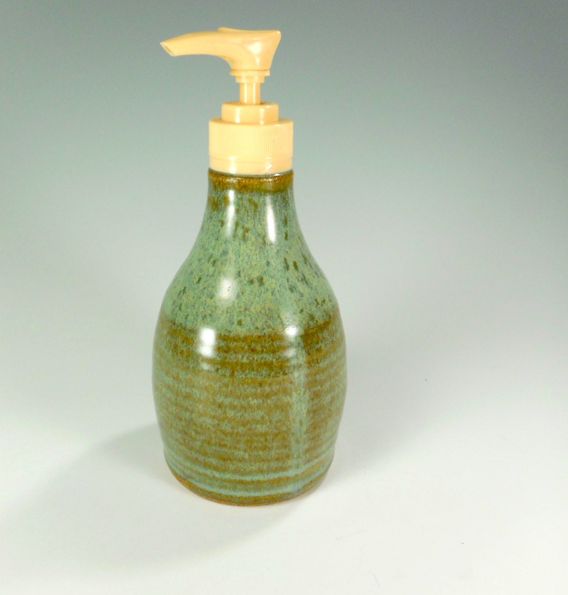 Pottery soap dispenser ceramic lotion pump stoneware soap
