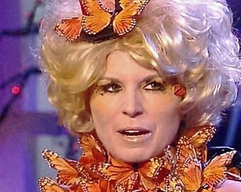 Monarch Butterfly Eyelashes - Monarch Butterfly Costume For Adults - Monarch Butterfly Makeup - As Worn By Nicole Wallace on ABC's THE VIEW