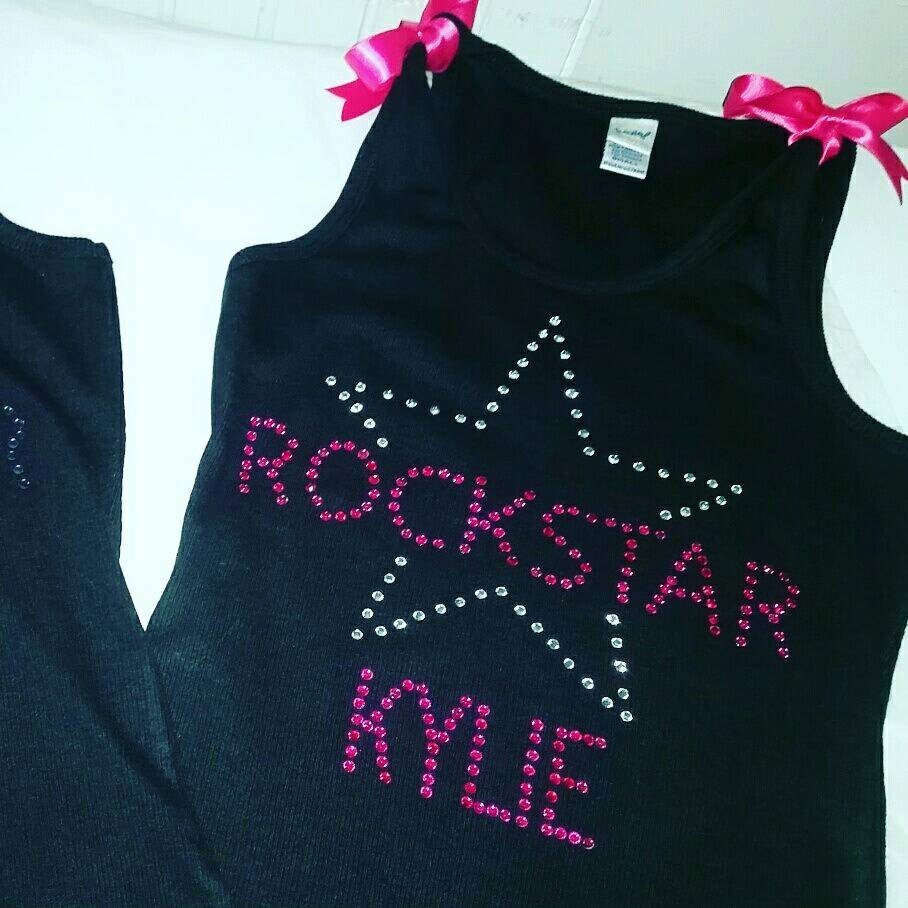 pink rockstar shirt