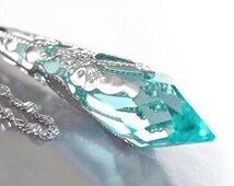 Anokhi Green Ombre Aquamarine Necklace NKB125 main image 0