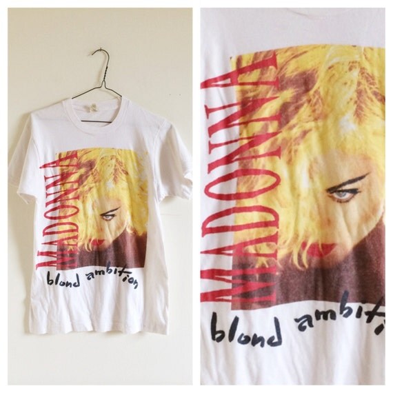 Vintage MADONNA Blond Ambition Tour Shirt S Concert Tour T