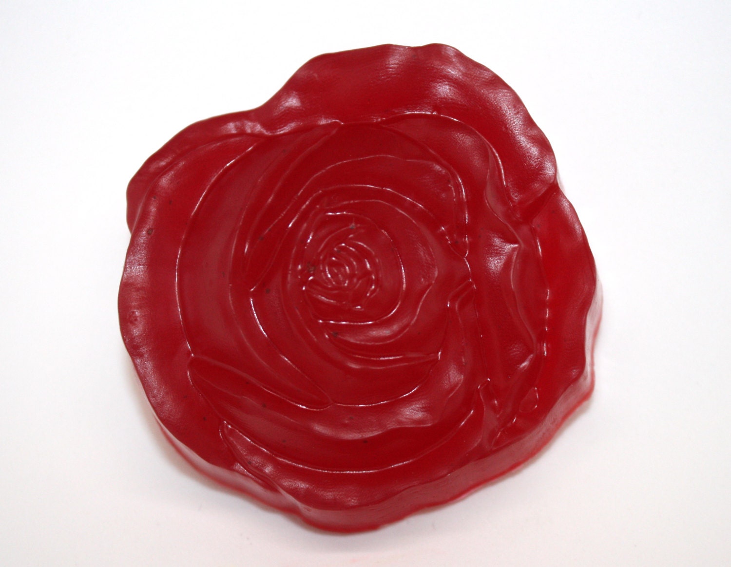 Large Rose Soap flower soap floral soap roses are red