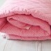 Reserved for Kelley Torbett- Quilt for sale , baby quilt blanket , modern handmade quilt , pink blanket