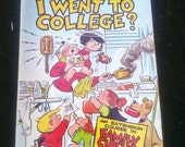 1971 Vintage Family Circus "For this I Went to College" By Bob Keane Comic book black and white photo illustrations