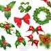 Christmas party printables Printable cake topper Christmas