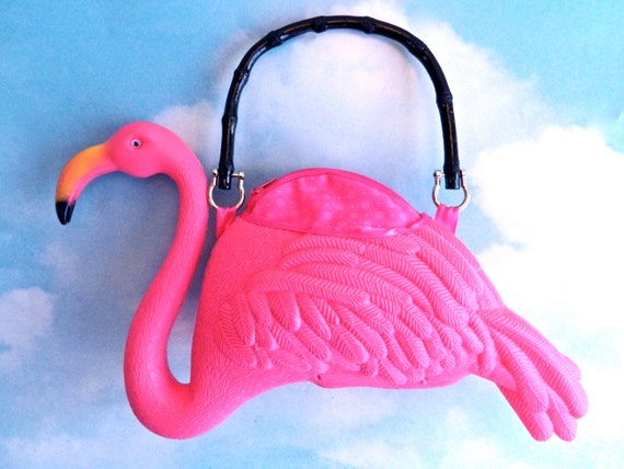 pink flamingo bag