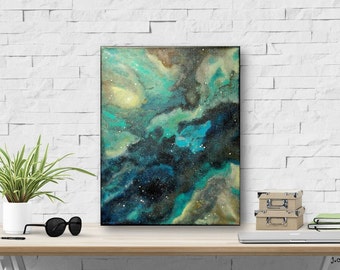 Unique galaxy painting related items | Etsy