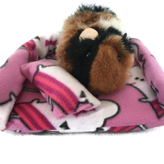 Pink mice small pet couch guinea pig bed