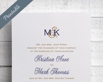 Luxury winter wedding invitations