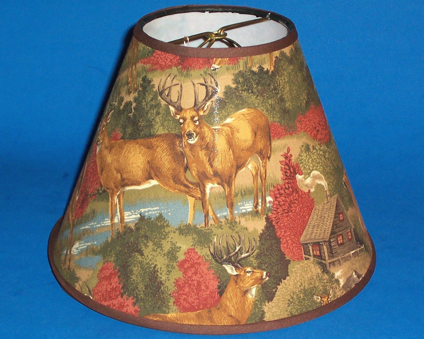 Deer in Woods Lamp Shade