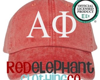 Alpha Phi Hat, Sorority Monogram Baseball Cap, Personalize Baseball Hat, Sorority Gift, Monogram Hat, Embroidered Ball Cap, Monogrammed Gift