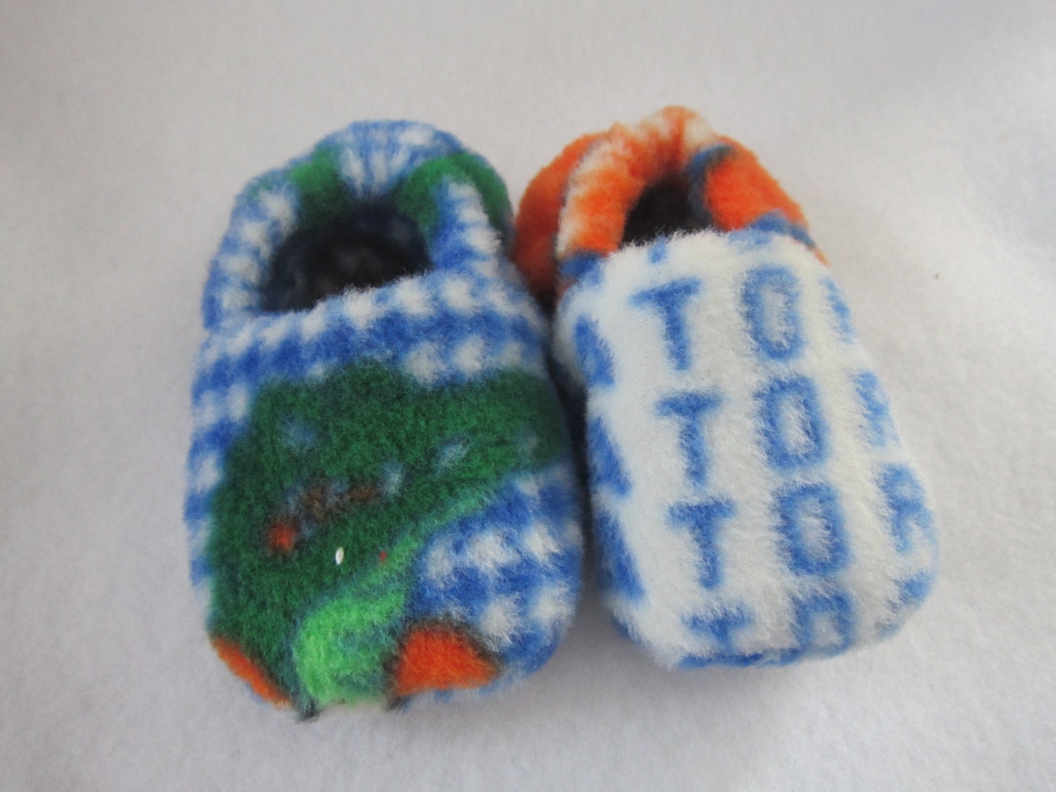 Florida Gators fleece baby booties