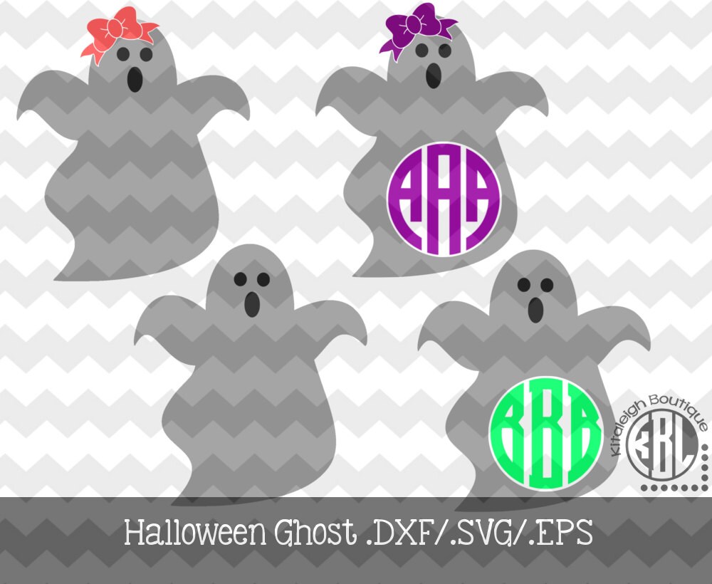 Download Halloween-Ghosts .DXF/.SVG/.EPS Files for use with your