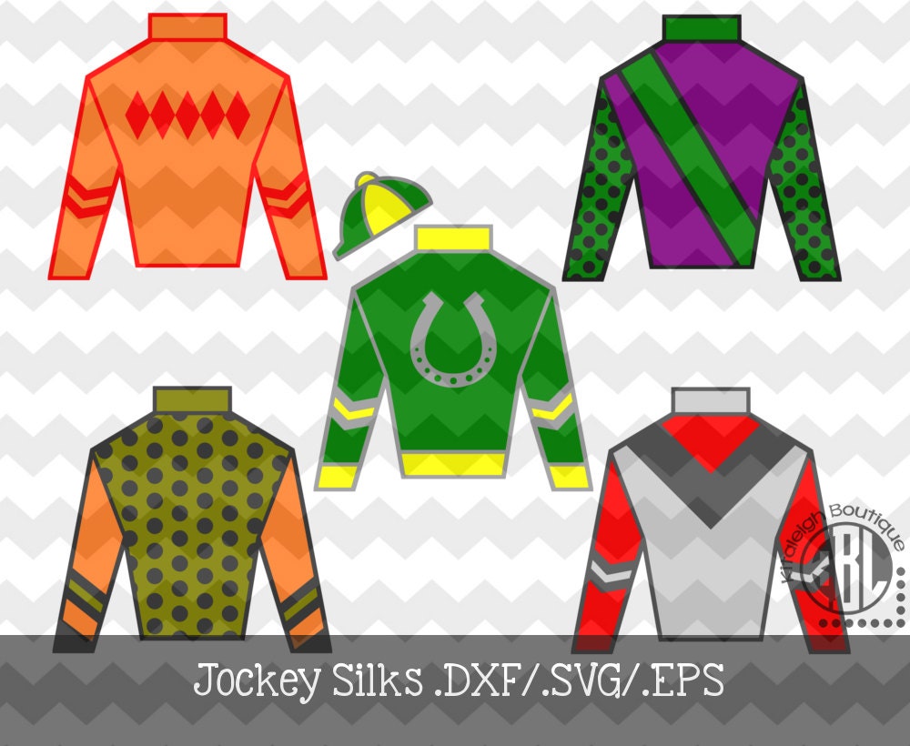 Patterned Jockey Silks .DXF/.SVG/.EPS Files for use with your