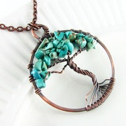 Wire Wrapped and Polymer Clay Jewelry by PolymerPlayin on Etsy