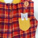 Use CODE50 for 50% OFF Vintage Red Plaid Footie Overalls with Kitten, Mums 'n Me, 1980s, size 3-6 months