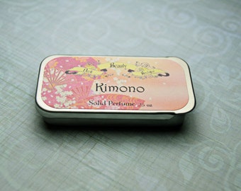Solid Perfume - Kimono - Perfume Crème Tin - citrus, floral, musk