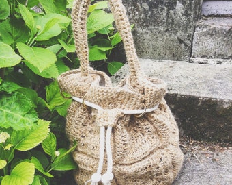 Crochet bag pattern, bucket bag crochet pattern