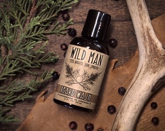 Wild Man Beard Wash THE ORIGINAL Beard Soap Shampoo - 60ml // 2oz Grooming