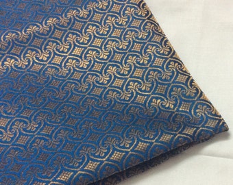 Fat quarter of Indian silk brocade fabric in by EverythingIndian