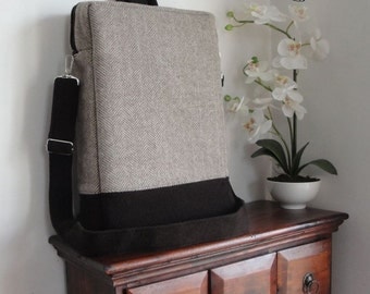 Convertible Laptop Backpack - Messenger Bag - laptop COMPARTMENT- Fully Padded - interior Pockets