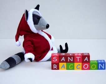 cuddly santa toy