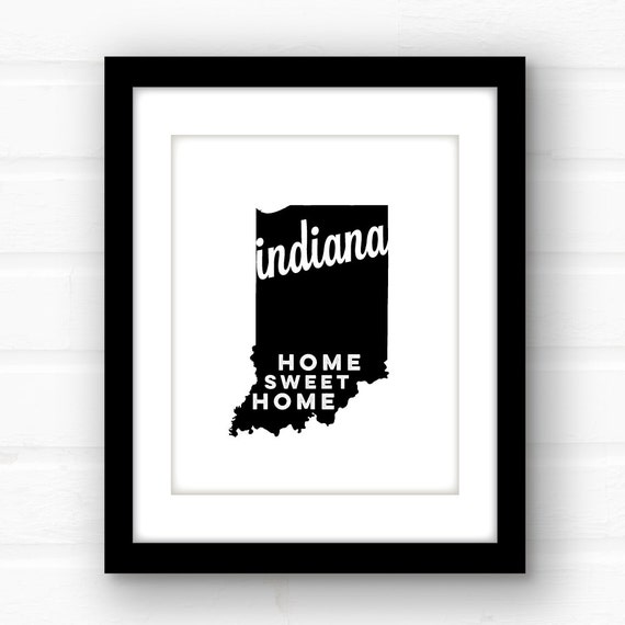 Items similar to Indiana art | Indianapolis, Indiana wall art | Indy