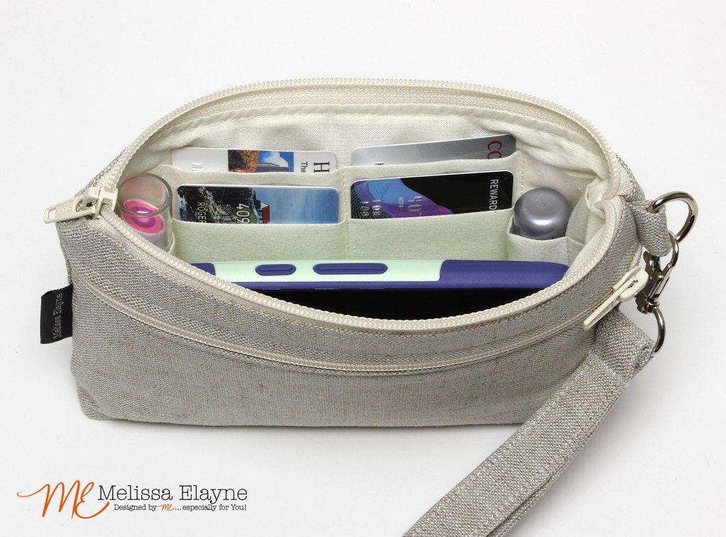Large Wristlet iPhone 7 Plus Wallet/Clutch Galaxy by MelissaElayne