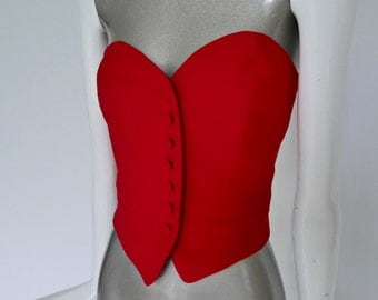Vintage Moschino Couture bustier top Cruise me Baby collection 15% discount w code