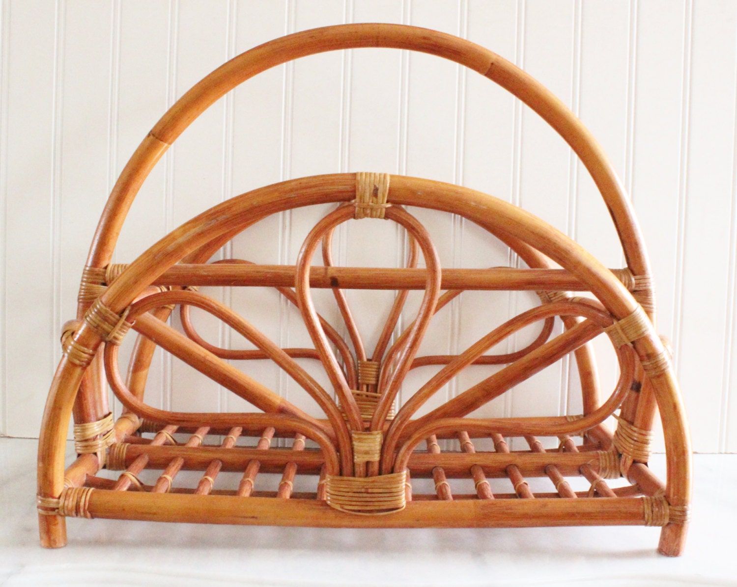 Bamboo magazine rack vintage magazine rack bamboo vintage