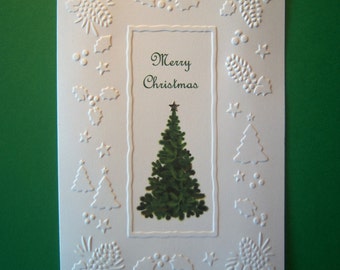 Set of 10 Bordering Trees and Pines Christmas Cards