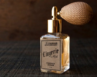 Lingerie Mist - Vanilla Sugar Perfume - Atomizer Bottle Spray 1 oz.