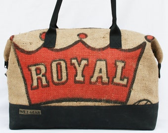 Weekender Bag/ Duffle Bag/ Large Duffel Bag/ Overnight Bag/ Burlap Bags/ Carpet Bag/ Canvas Duffel Bag / Waxed Canvas/ Diaper Bag