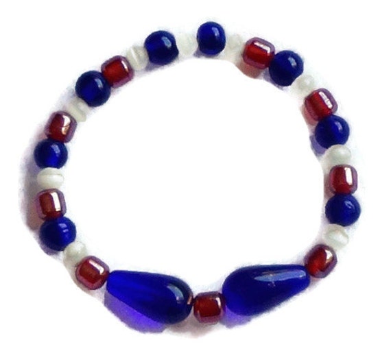 July 4th Bracelet / Patriotic Bracelet / July 4th Jewelry
