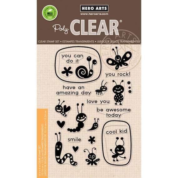 Hero Arts Lunch Box CL939 Clear Stamp 2016