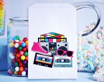 INSTANT DOWNLOAD 80's Theme Party Water by glamoroussweetevent