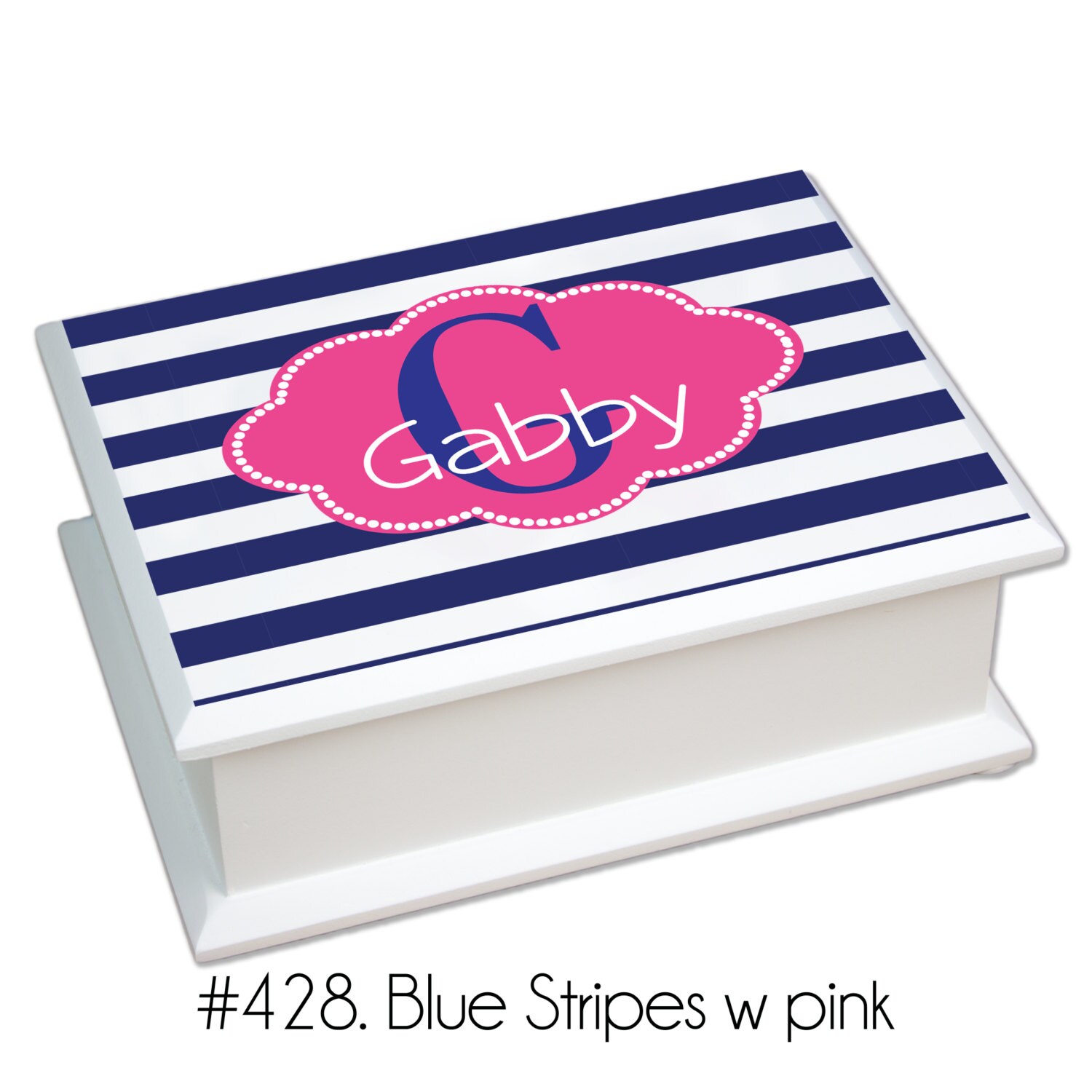 Monogrammed Jewelry Box Personalized and perfect for teen