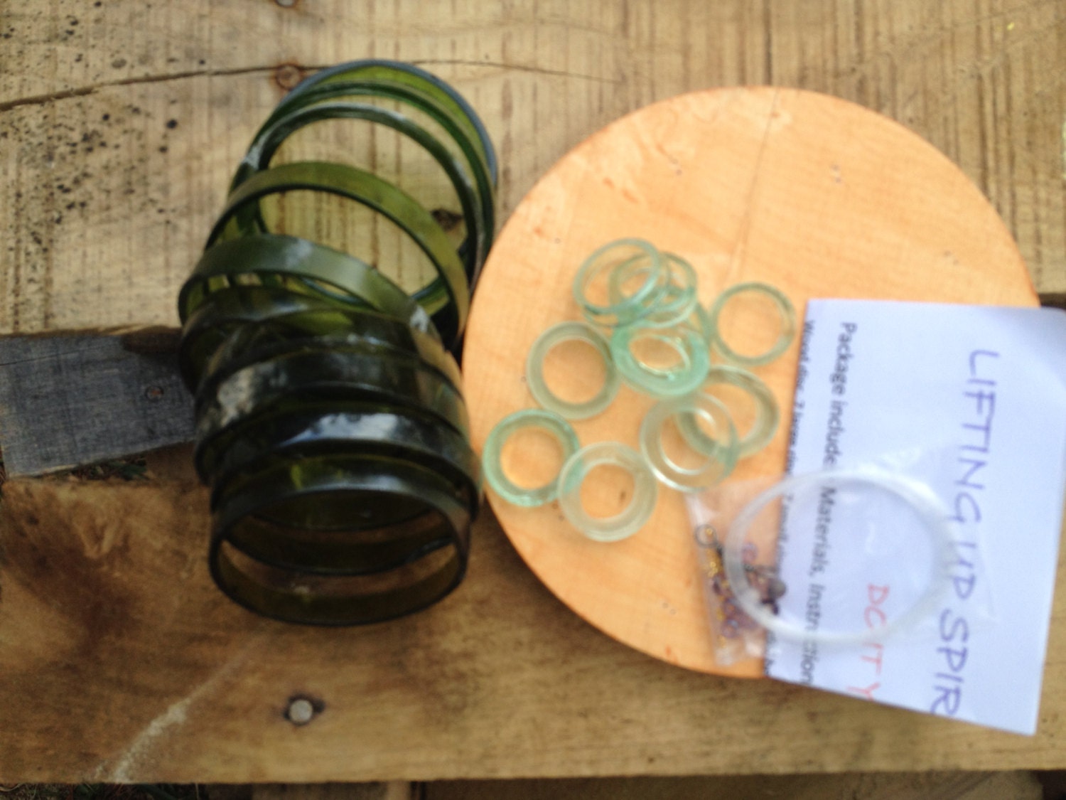 Glass Diy Large Wind Chime Kits Mobile Eco Friendly And Green 20 95