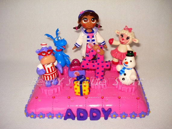 Doc McStuffins and friends Inspired theme Cake Topper with