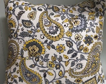 2 Pillow Covers 18x18 inch-Free US Shipping - Mill Creek Chauncey in Ochre