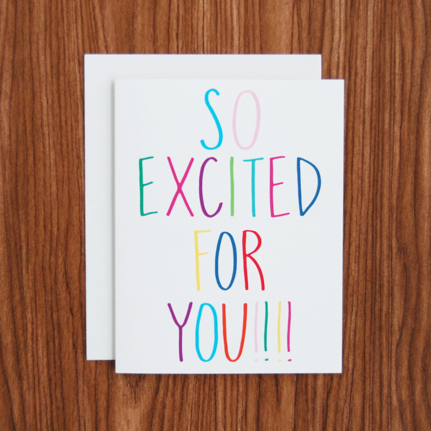 So Excited For You Card Congratulations Card Pregnancy Card