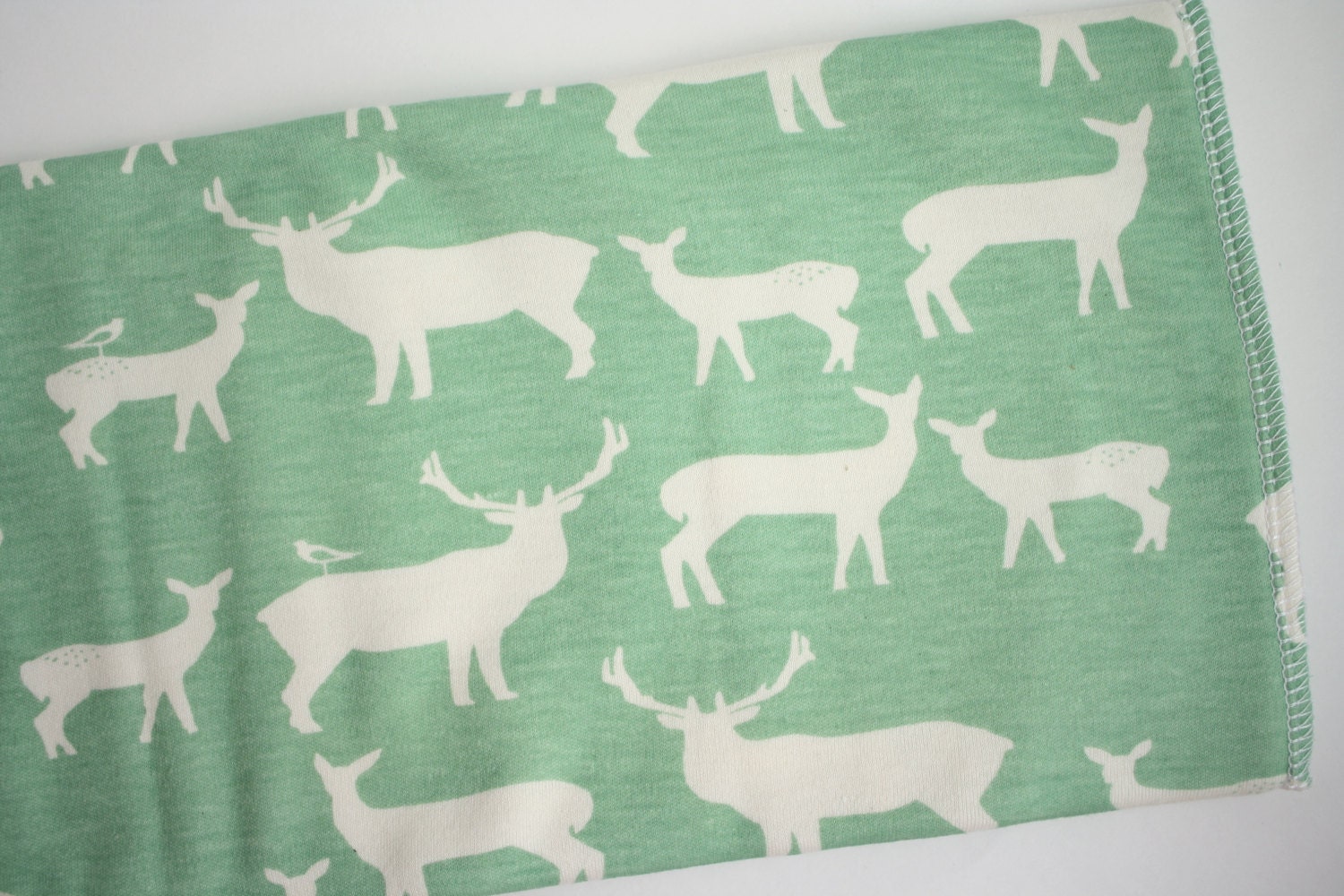 Organic Baby Blanket Elk Deer Baby Blanket Organic Swaddle