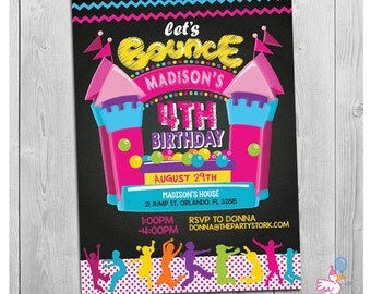 Birthday House Party Invitations 4