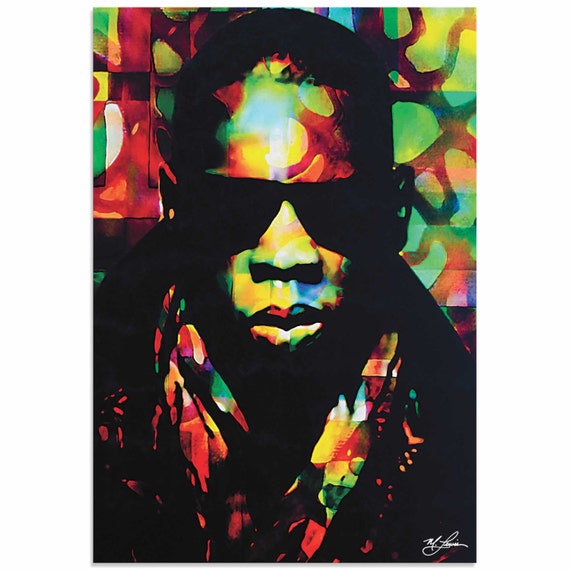 Pop Art 'Jay Z Color of a CEO' by Artist Mark Lewis