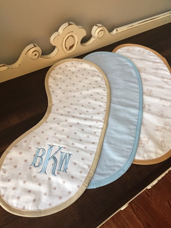 Baby Boy Gauze/Swaddle Cloth & Flannel Burpy Bibs/BURP CLOTHS